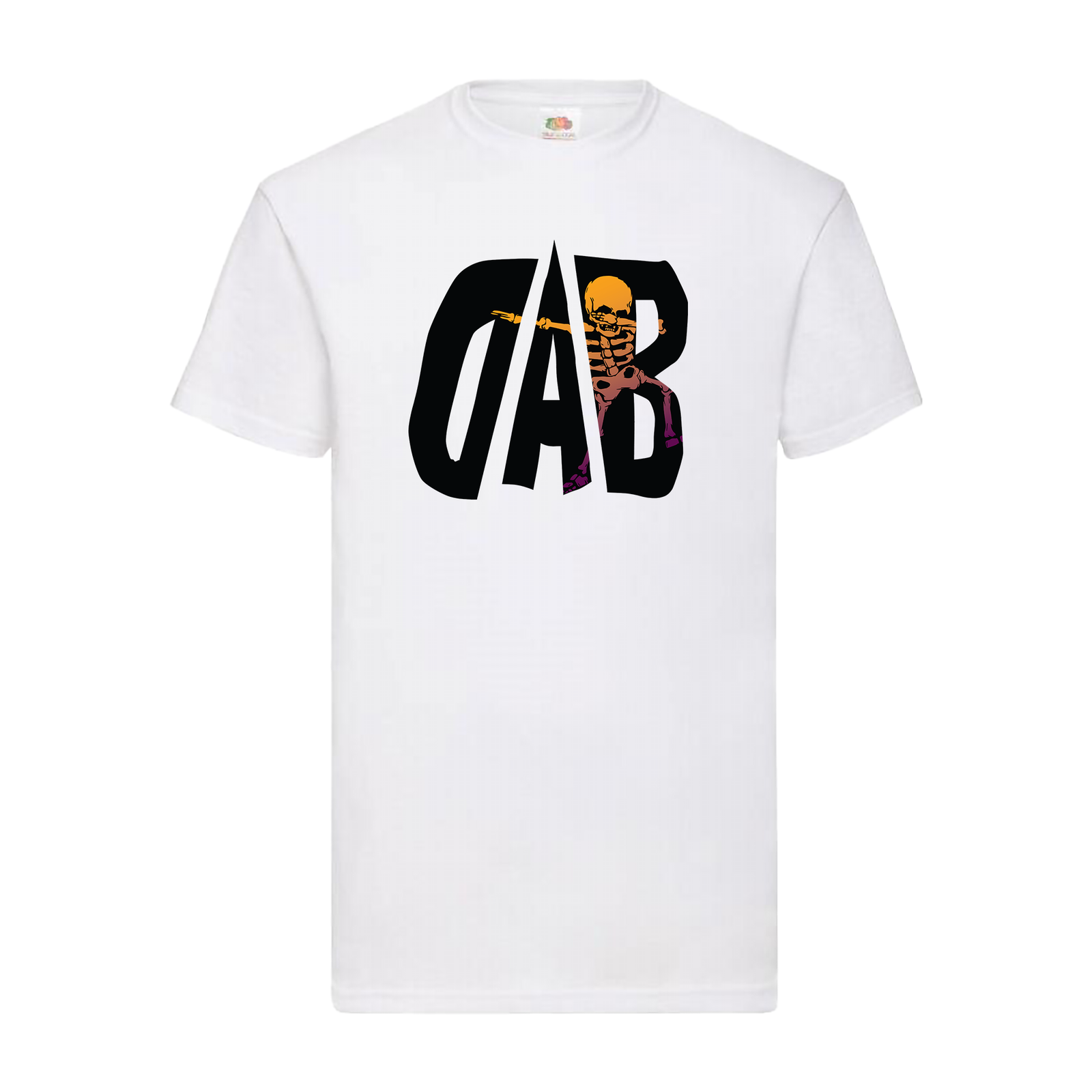 Halloween DTF design - Tshirt Dab 1 White - Same Day DTF Print London