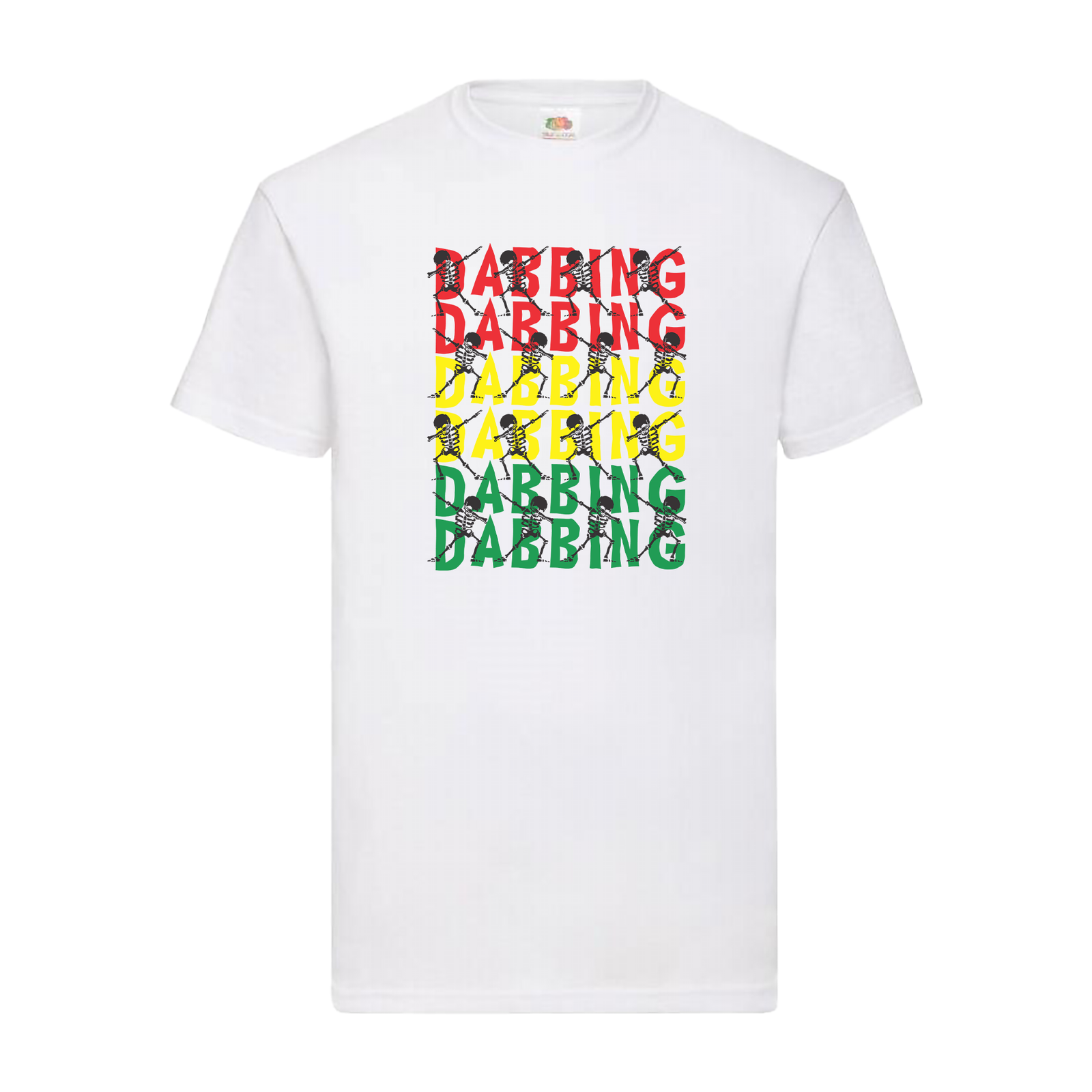 Halloween DTF design - Tshirt Dab 2 White - Same Day DTF Print London