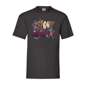 Halloween DTF design - Tshirt Spooky Groove - Same Day DTF Print London